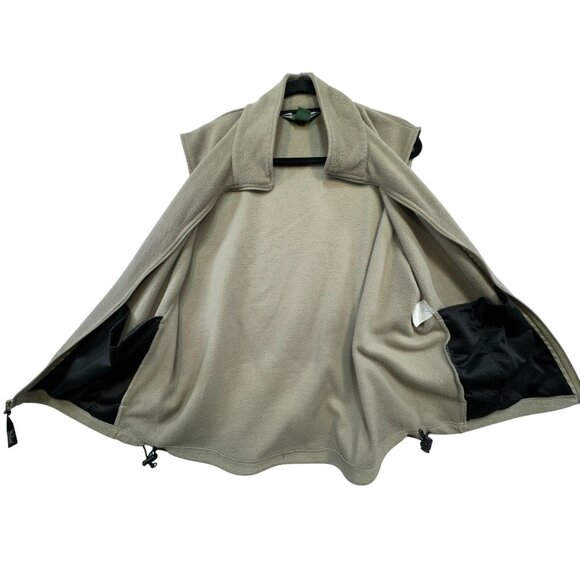 Woolrich Mens Fleece Vest Full-Zip Sleeveless Jacket L Sage Green Outdoor - Picture 6 of 12